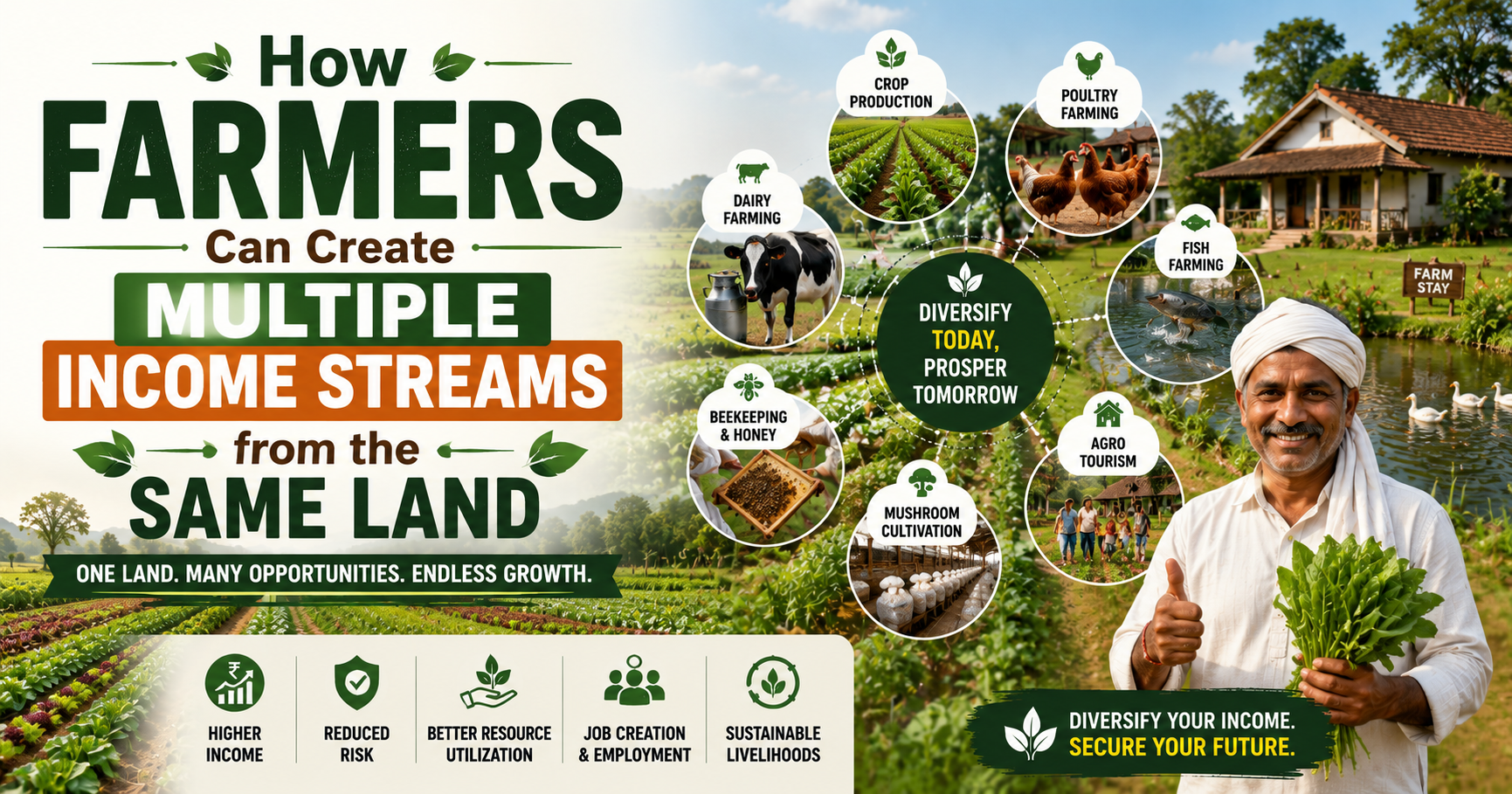 How Farmers Can Create Multiple Income Streams from the Same Land